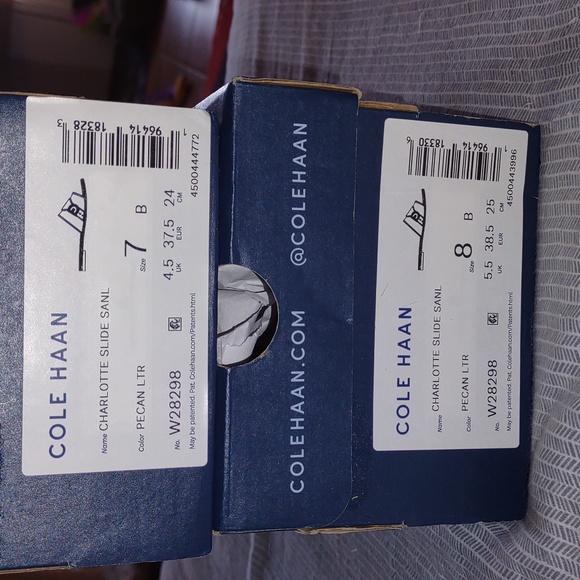 ๐ฃCOLE HAAN Charlotte Slide Sandal in Pecan Leather - Picture 8 of 14